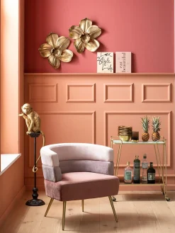 Sillon De Terciopelo Diseno Retro Sandwich