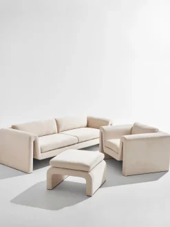 Sillon De Terciopelo Mika (3 Plazas)