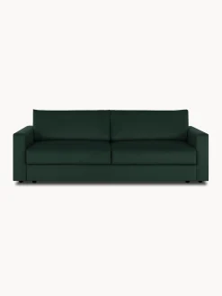 Sofa Cama De Terciopelo Tasha (3 Plazas), Con Espacio De Almacenamiento