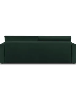 Sofa Cama De Terciopelo Tasha (3 Plazas), Con Espacio De Almacenamiento
