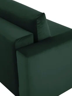 Sofa Cama De Terciopelo Tasha (3 Plazas), Con Espacio De Almacenamiento