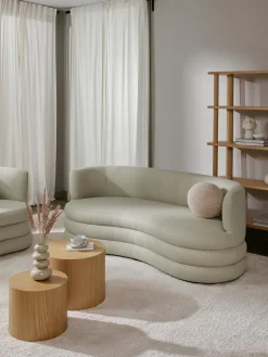 Sofa En Tejido Boucle De Diseno Solomon (3 Plazas)