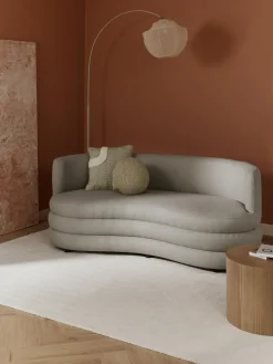 Sofa En Tejido Boucle De Diseno Solomon (3 Plazas)