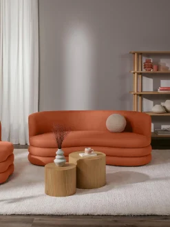 Sofa En Tejido Boucle De Diseno Solomon (3 Plazas)