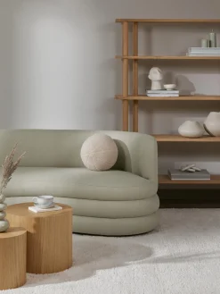 Sofa En Tejido Boucle De Diseno Solomon (3 Plazas)