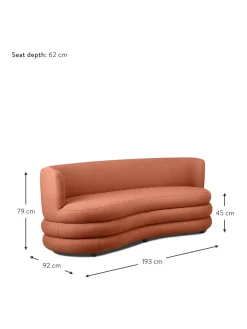 Sofa En Tejido Boucle De Diseno Solomon (3 Plazas)
