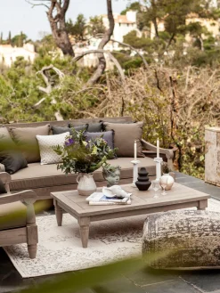 Sofa Grande Para Exterior De Madera Bali (4 Plazas)