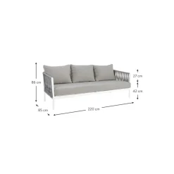 Sofa Para Exterior Florencia (3 Plazas)