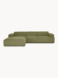 Sofa Rinconera De Pana Melva (4 Plazas)