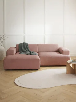 Sofa Rinconera De Pana Melva (3 Plazas)