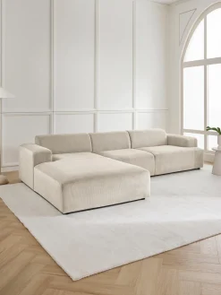 Sofa Rinconera De Pana Melva (4 Plazas)