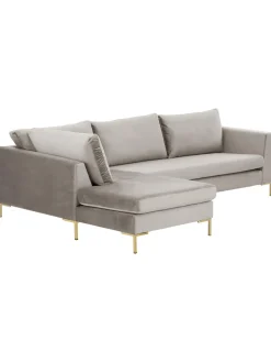 Sofa Rinconera De Terciopelo Luna