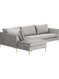 Sofa Rinconera De Terciopelo Luna