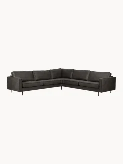 Sofa Rinconera Extra Grande De Cuero Reciclado Hunter