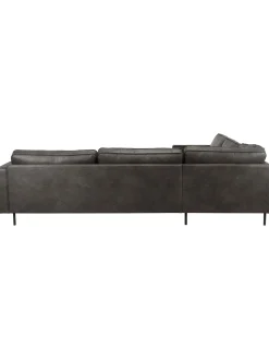 Sofa Rinconera Extra Grande De Cuero Reciclado Hunter