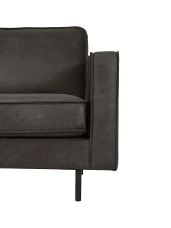 Sofa Rinconera Extra Grande De Cuero Reciclado Hunter