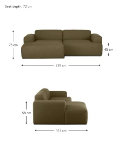 Sofa Rinconera Melva (3 Plazas)