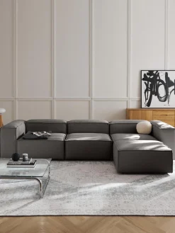 Sofa Rinconera Modular Con Reposapies Lennon (4 Plazas)