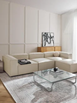 Sofa Rinconera Modular Con Reposapies Lennon (4 Plazas)