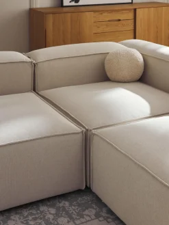 Sofa Rinconera Modular Con Reposapies Lennon (4 Plazas)