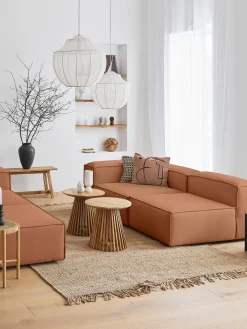 Sofa Rinconera Modular Con Reposapies Lennon (4 Plazas)