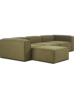 Sofa Rinconera Modular Con Reposapies Lennon (4 Plazas)
