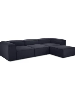 Sofa Rinconera Modular Con Reposapies Lennon (4 Plazas)