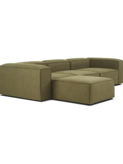 Sofa Rinconera Modular Con Reposapies Lennon (4 Plazas)