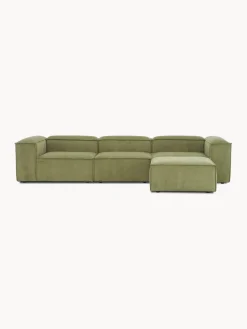 Sofa Rinconera Modular De Pana Lennon (4 Plazas)