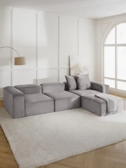 Sofa Rinconera Modular De Pana Lennon (4 Plazas)