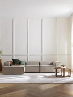 Sofa Rinconera Modular De Pana Lennon