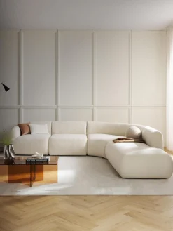 Sofa Rinconera Modular De Borreguillo Sofia (4 Plazas)