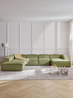 Sofa Rinconera Modular De Pana Lennon