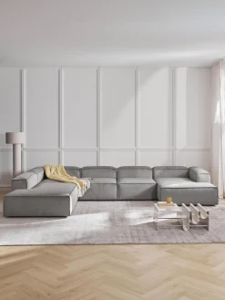 Sofa Rinconera Modular De Pana Lennon