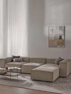 Sofa Rinconera Modular De Pana Lennon (4 Plazas)