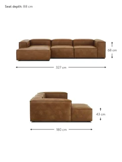 Sofa Rinconera Modular De Cuero Reciclado Lennon