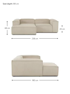 Sofa Rinconera Modular De Pana Lennon