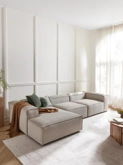 Sofa Rinconera Modular De Pana Lennon