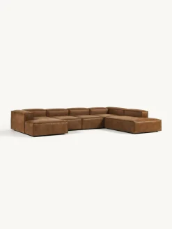 Sofa Rinconera Modular De Cuero Reciclado Lennon