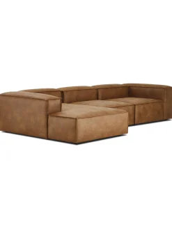 Sofa Rinconera Modular De Cuero Reciclado Lennon