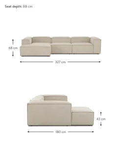 Sofa Rinconera Modular De Pana Lennon