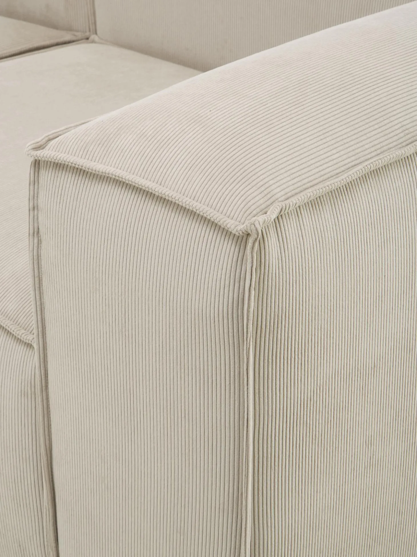 Sofa Rinconera Modular De Pana Lennon (4 Plazas)