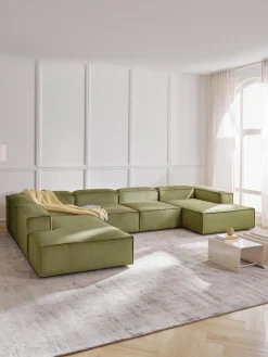 Sofa Rinconera Modular De Pana Lennon