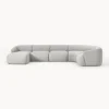 Sofa Rinconera Modular En Tejido Boucle Sofia