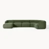 Sofa Rinconera Modular En Tejido Boucle Sofia
