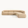 Sofa Rinconera Modular En Tejido Boucle Sofia (4 Plazas)