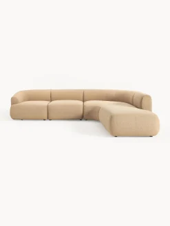Sofa Rinconera Modular En Tejido Boucle Sofia (4 Plazas)