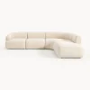 Sofa Rinconera Modular En Tejido Boucle Sofia (4 Plazas)
