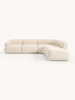 Sofa Rinconera Modular En Tejido Boucle Sofia (4 Plazas)