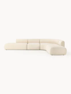 Sofa Rinconera Modular En Tejido Boucle Sofia (4 Plazas)